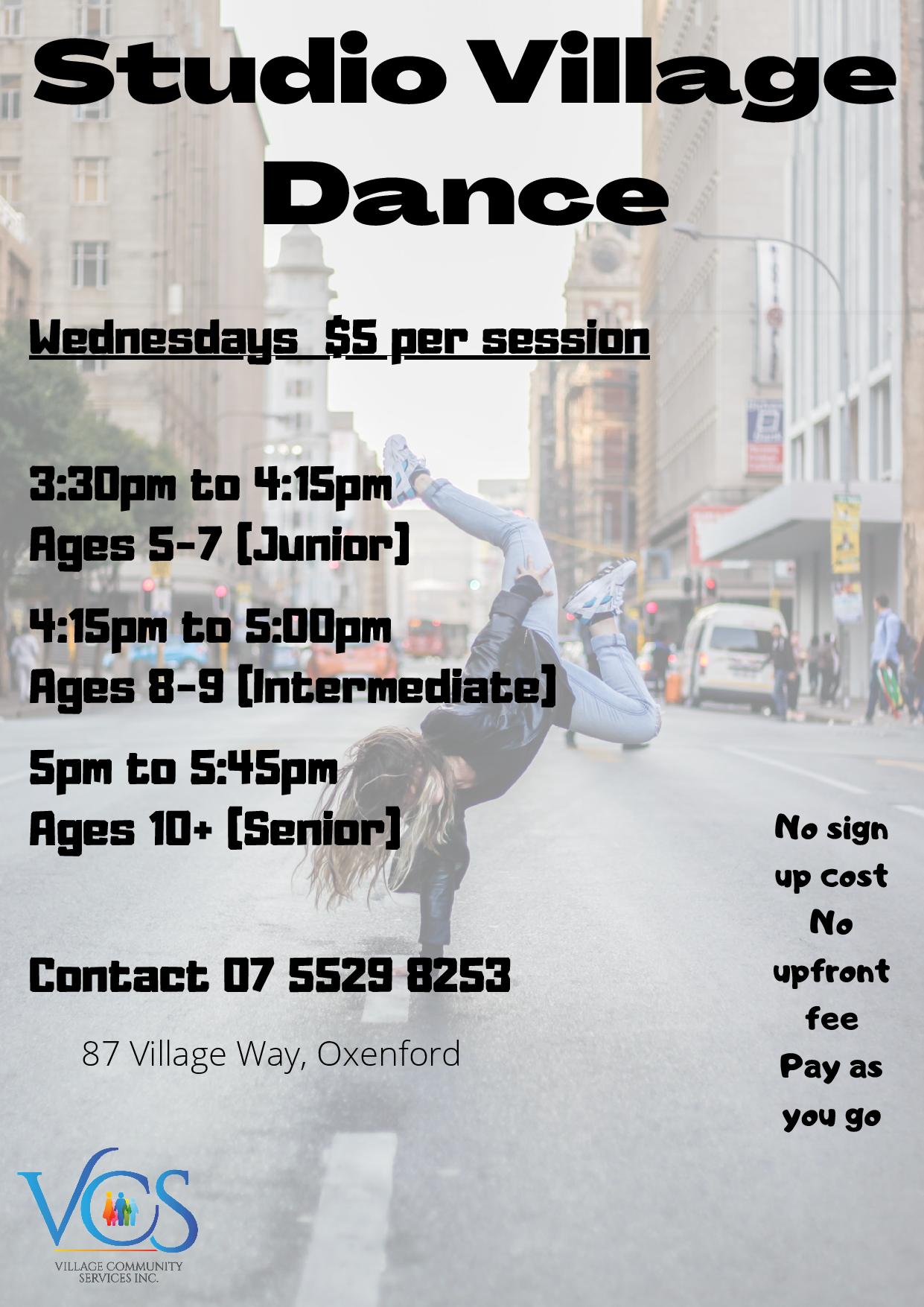 5yr-7yr Community Dance Group